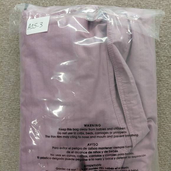 Liz Claiborne Lightweight Cotton Shell Jacket Women XL Lavendar Purple Full Zip - Picture 10 of 10